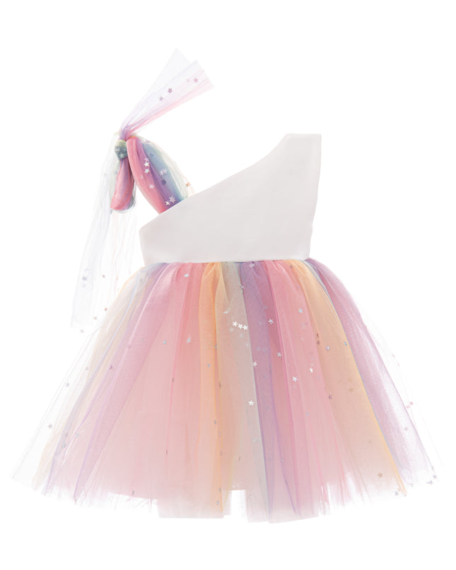 kids atelier mimi tutu White Pastel Tulle Party Dress