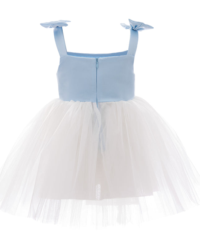 kids atelier Mimi tutu Light Blue Bodice Dress with White Tulle Skirt