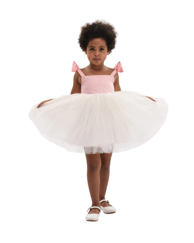 kids atelier Mimi tutu Light Pink Bodice Dress with White Tulle Skirt