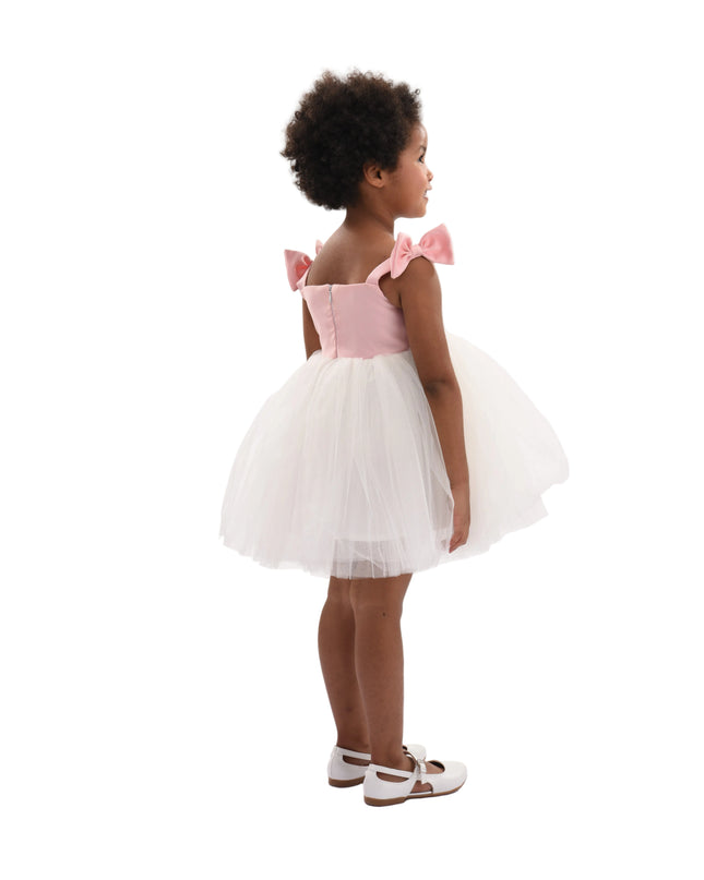 kids atelier Mimi tutu Light Pink Bodice Dress with White Tulle Skirt