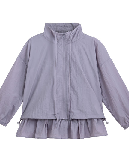 kids atelier mimi tutu Purple Ruffle Top & Jacket Duo