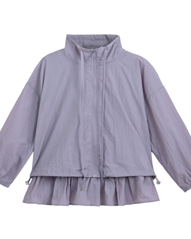 kids atelier mimi tutu Purple Ruffle Top & Jacket Duo