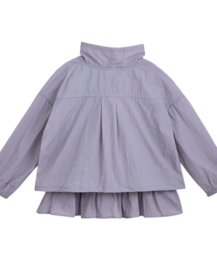kids atelier mimi tutu Purple Ruffle Top & Jacket Duo
