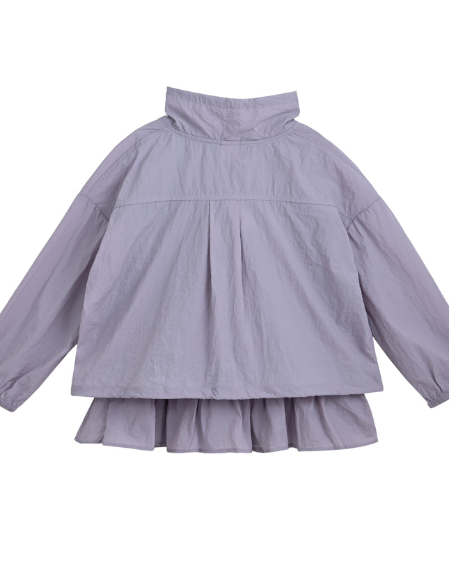kids atelier mimi tutu Purple Ruffle Top & Jacket Duo