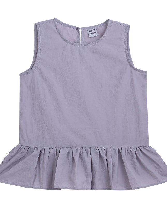 kids atelier mimi tutu Purple Ruffle Top & Jacket Duo