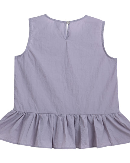 kids atelier mimi tutu Purple Ruffle Top & Jacket Duo