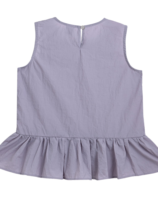 kids atelier mimi tutu Purple Ruffle Top & Jacket Duo