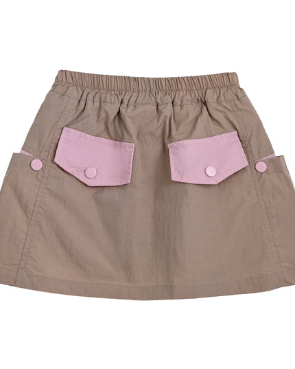 kids atelier mimi tutu Pink Skirt with Pocket Trim