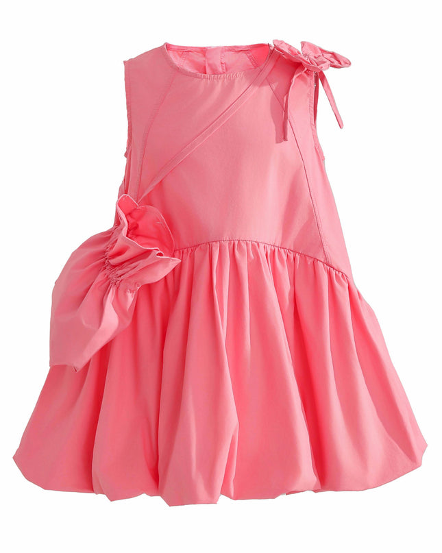 kids atelier mimi tutu Pink Asteria Bow Accent Dress