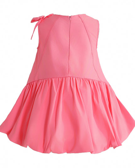 kids atelier mimi tutu Pink Asteria Bow Accent Dress