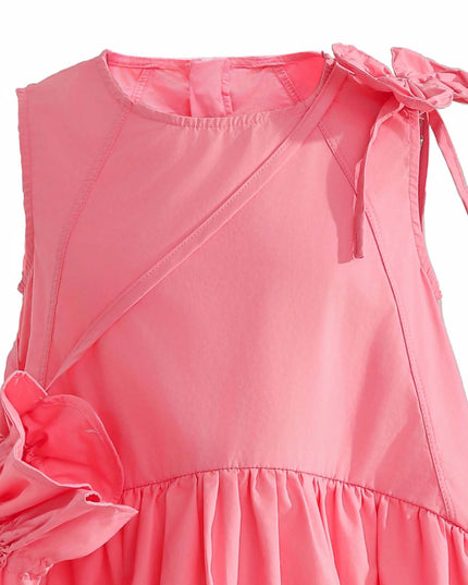 kids atelier mimi tutu Pink Asteria Bow Accent Dress