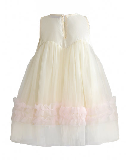kids atelier mimi tutu Pink Corabelle Floral Ruffle Dress