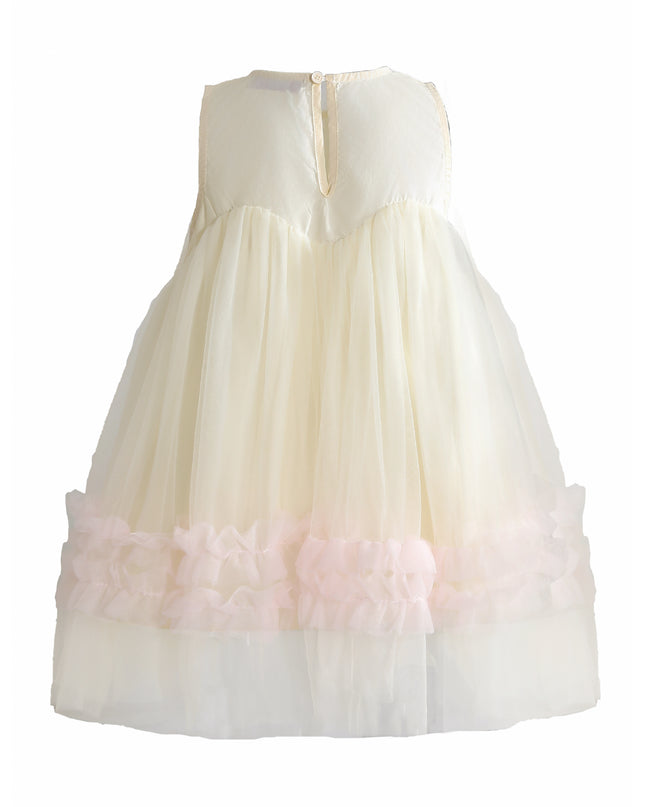 kids atelier mimi tutu Pink Corabelle Floral Ruffle Dress