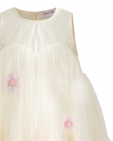 kids atelier mimi tutu Pink Corabelle Floral Ruffle Dress