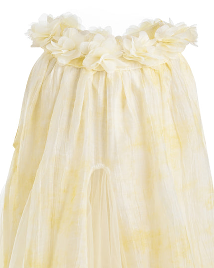 Yellow Solavie Floral Layered Dress