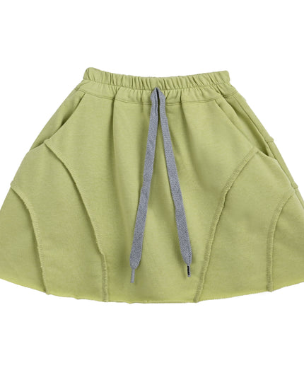 kids atelier mimi tutu Green Skirt with Drawstring Waist