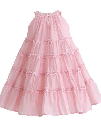 kids atelier mimi tutu Pink Seralyn Tiered Ruffle Dress
