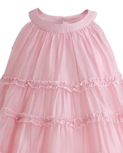 kids atelier mimi tutu Pink Seralyn Tiered Ruffle Dress