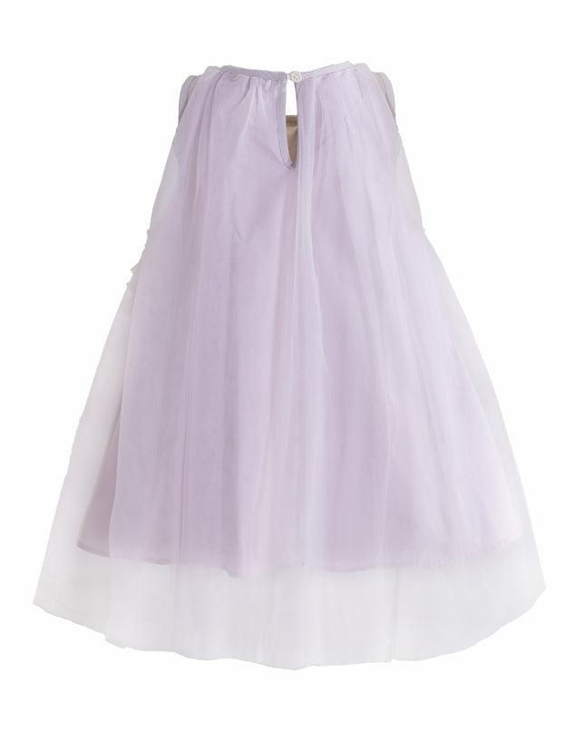kids atelier mimi tutu Purple Cressida Pastel Ruffle Dress