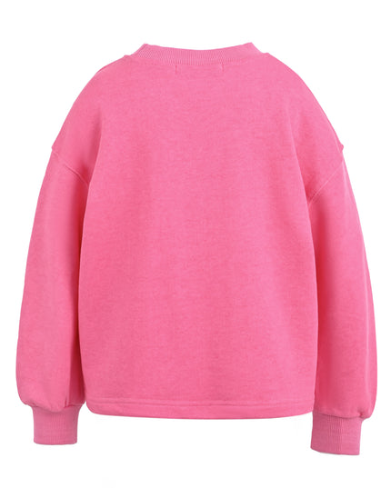 kids atelier mimi tutu Bright Pink Oversized Sweatshirt