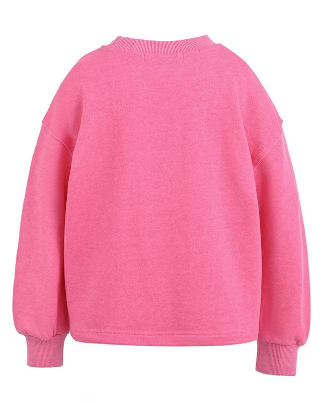 kids atelier mimi tutu Bright Pink Oversized Sweatshirt