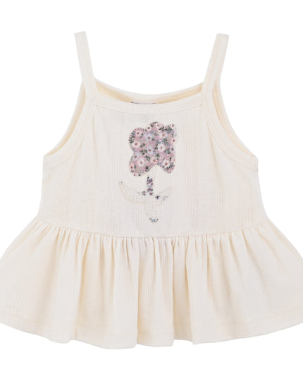 kids atelier mimi tutu Pink Ruffle Short Set