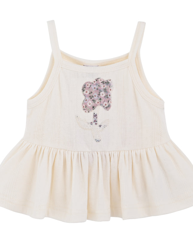 kids atelier mimi tutu Pink Ruffle Short Set