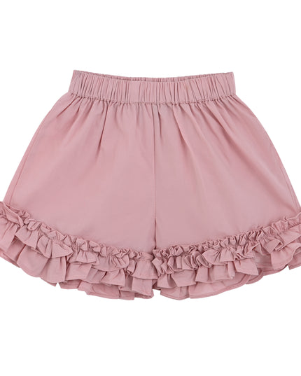 kids atelier mimi tutu Pink Ruffle Short Set