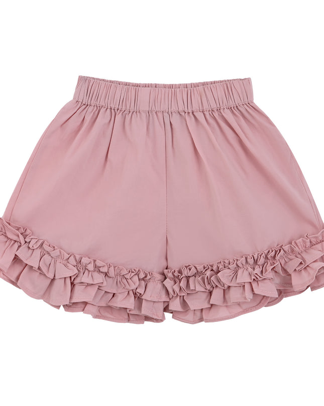 kids atelier mimi tutu Pink Ruffle Short Set