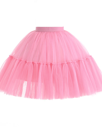 kids atelier mimi tutu Pink Layered Tulle Skirt