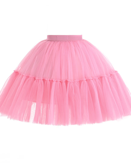 kids atelier mimi tutu Pink Layered Tulle Skirt