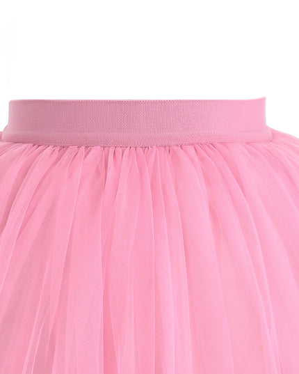 kids atelier mimi tutu Pink Layered Tulle Skirt