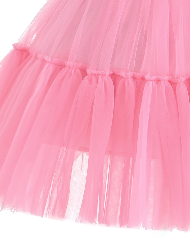 kids atelier mimi tutu Pink Layered Tulle Skirt