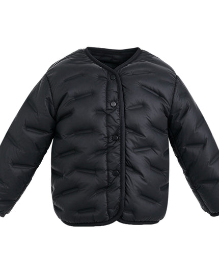 kids atelier mimi tutu Black Quilted Jacket