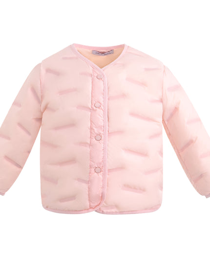 kids atelier mimi tutu Pink Quilted Jacket