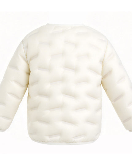 kids atelier mimi tutu White Quilted Jacket