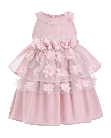 kids atelier mimi tutu Pink Veda Petal Princess Tulle Dress