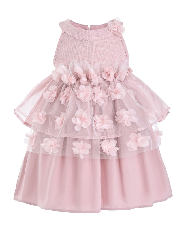 kids atelier mimi tutu Pink Veda Petal Princess Tulle Dress