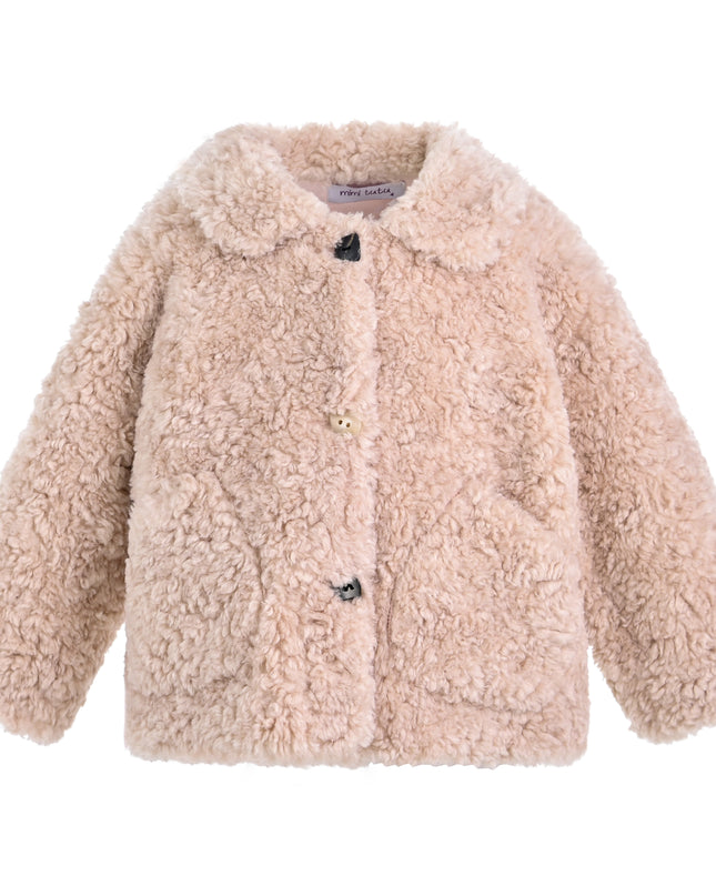 kids atelier mimi tutu Pink Teddy Coat