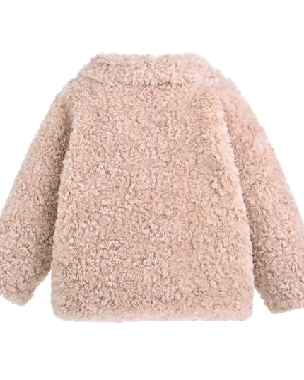kids atelier mimi tutu Pink Teddy Coat