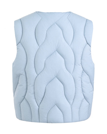 kids atelier mimi tutu Blue Quilted Vest