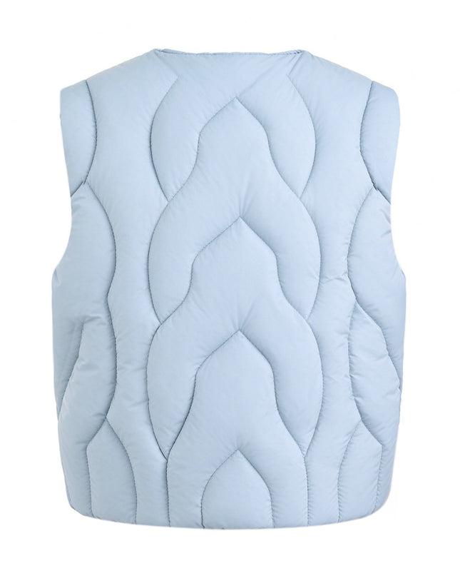 kids atelier mimi tutu Blue Quilted Vest