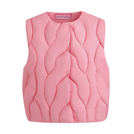 kids atelier mimi tutu Pink Quilted Vest