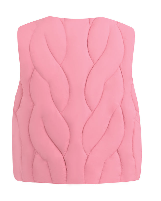 kids atelier mimi tutu Pink Quilted Vest