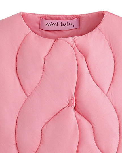 kids atelier mimi tutu Pink Quilted Vest