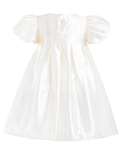 kids atelier mimi tutu Beige Sena Petal Bow Dress