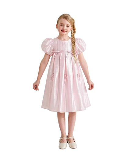 kids atelier mimi tutu Pink Sena Petal Bow Dress