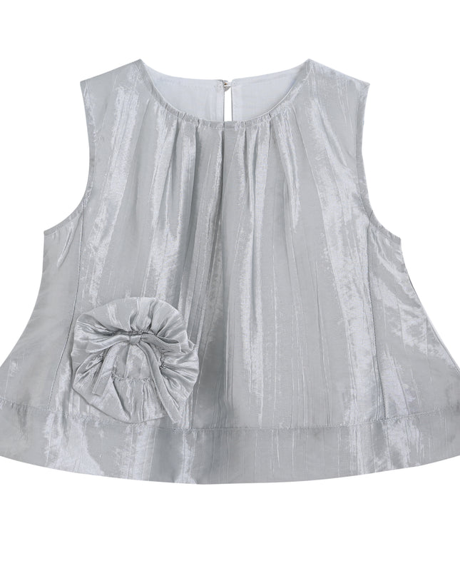 kids atelier mimi tutu Silver Nerissa Bloom Skirt Set