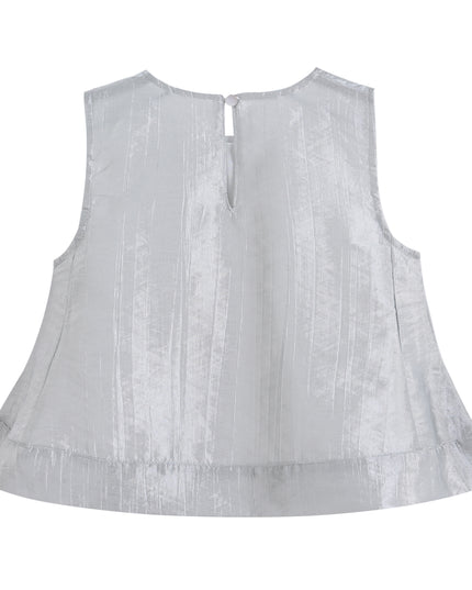 kids atelier mimi tutu Silver Nerissa Bloom Skirt Set