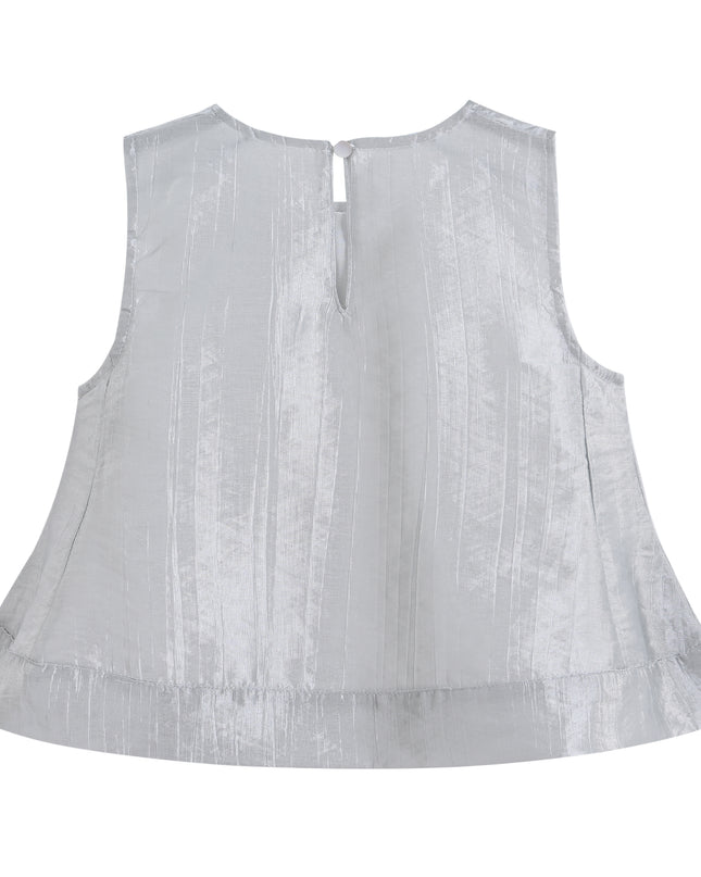kids atelier mimi tutu Silver Nerissa Bloom Skirt Set